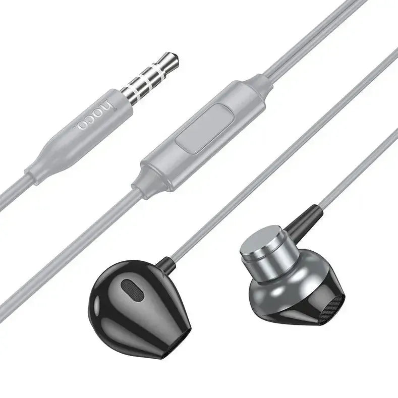Hoco M125 Smart Metal Universal Earphones with Mic Grey