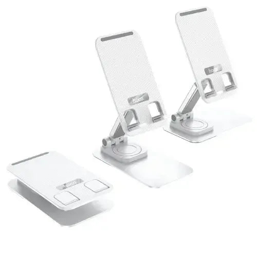 Hoco PH50 Ivey Folding 360 Rotatable Phone & Tablet Desktop Holder White