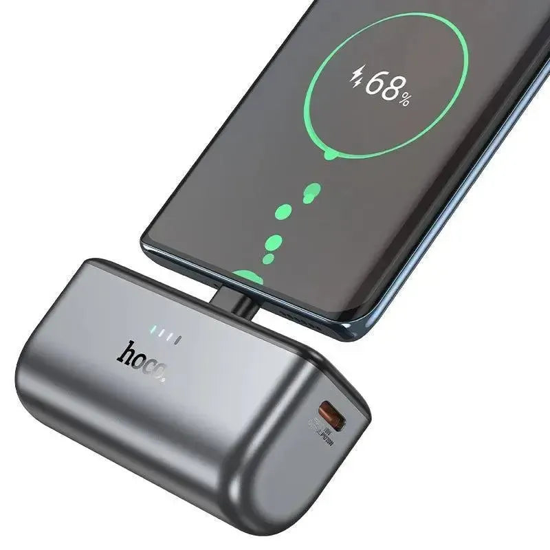 Hoco Q31 PD20W Pocket Capsule Power Bank Type-C 5000mAh Black