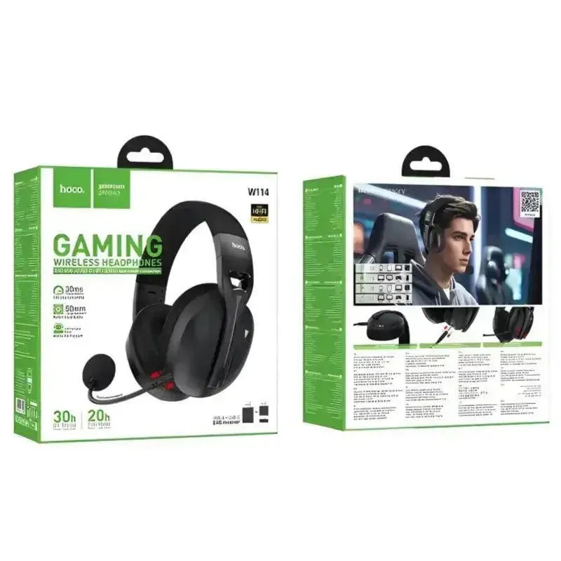 Hoco W114 Magic Four-Mode Wireless Gaming Headphones Black
