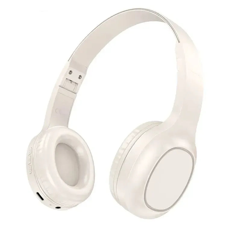 Hoco W46 Charm Over The Ear Bluetooth Headset Milky White