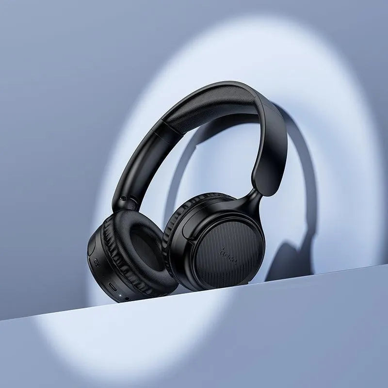 Hoco W66 Wave TF Card BT V5.4 Headphones 32H Black