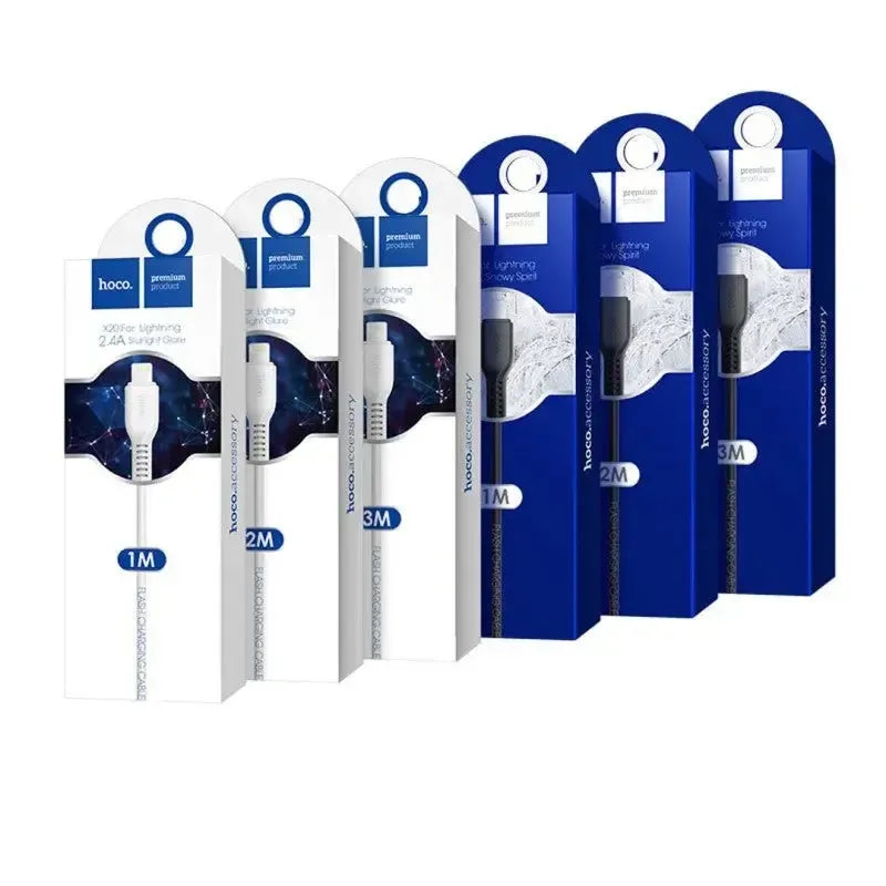 Hoco X20 Flash Lightning Charging Cable 3M Black