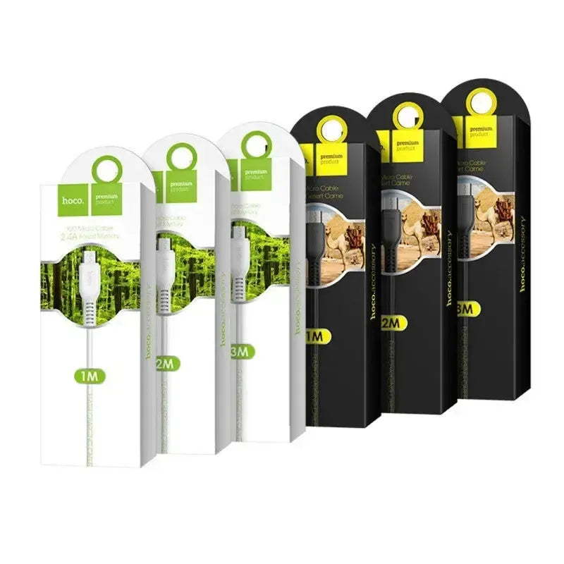 Hoco X20 Flash Micro Charging Cable 1M White