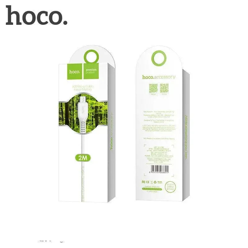 Hoco X20 Flash Micro USB Cable 2M (White)