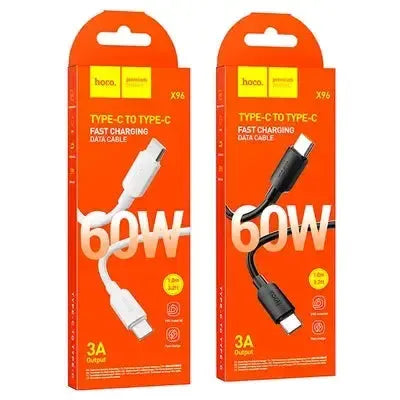 Hoco X96 Hyper Type-C to Type-C Fast Charging Cable 100W 1m (Black)