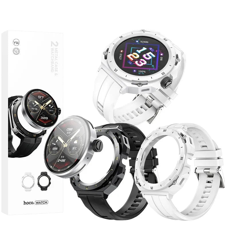 Hoco Y14 Smart Sports Watch With Dual Band Call Version