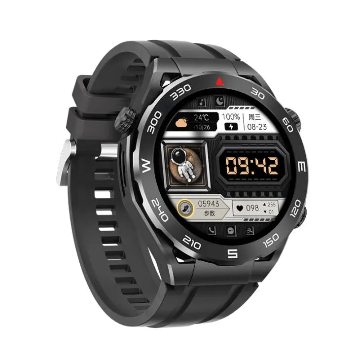 Hoco Y16 1.39 Inch TFT Touch Screen Calling Version Smart Watch Black