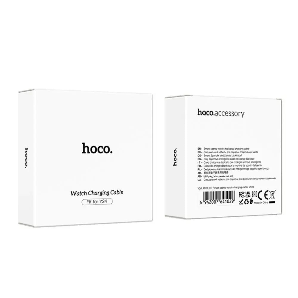 Hoco Y24 AMOLED Smart Sports Watch Charging Cable