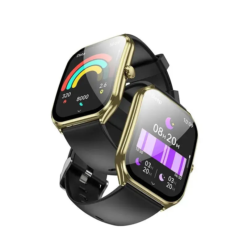 Hoco Y28 AMOLED Smart IP67 Sports Watch Call Version Gold