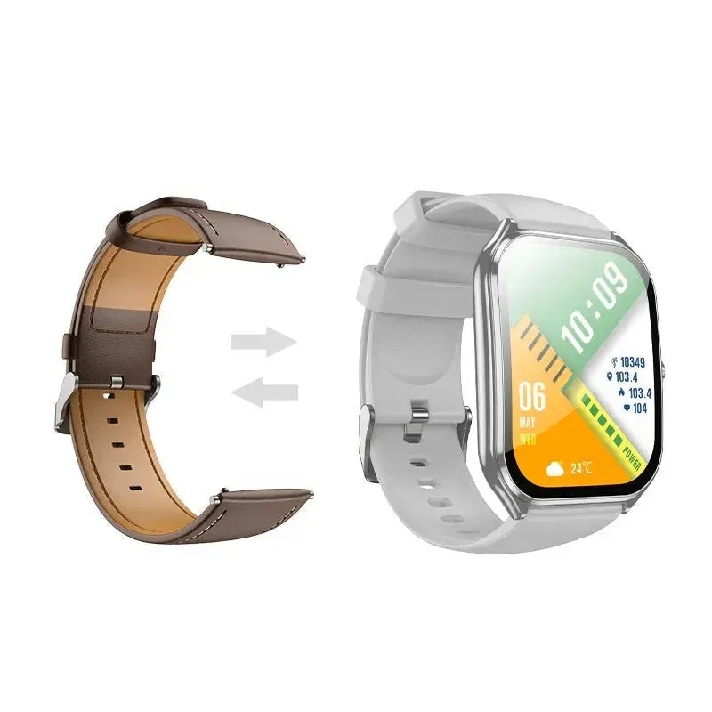 Hoco Y28 AMOLED Smart IP67 Sports Watch Call Version Silver