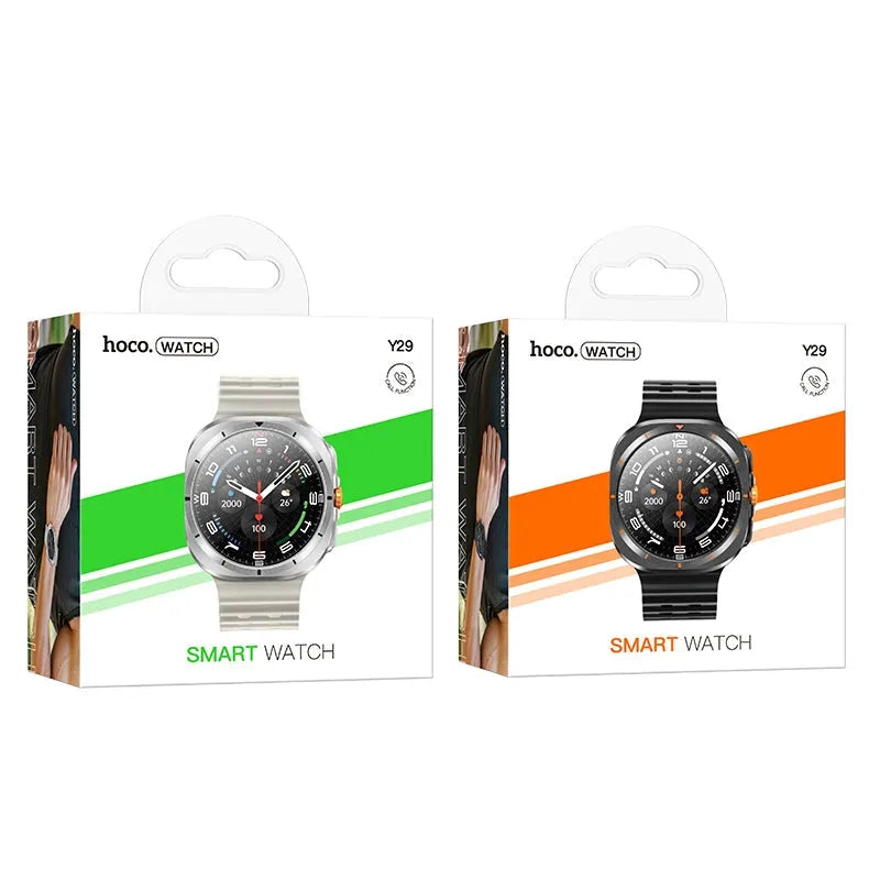 Hoco Y29 Trending Smart Sports Watch Call Version Silver