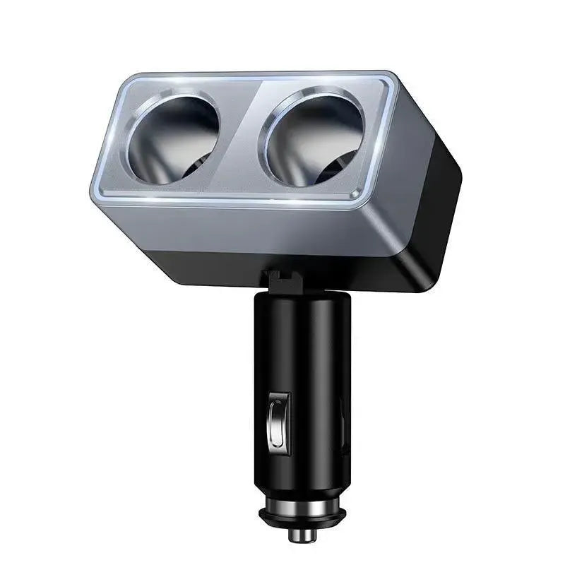 Hoco Z65 Smart Dual Cigarette Lighter Car Charger Black