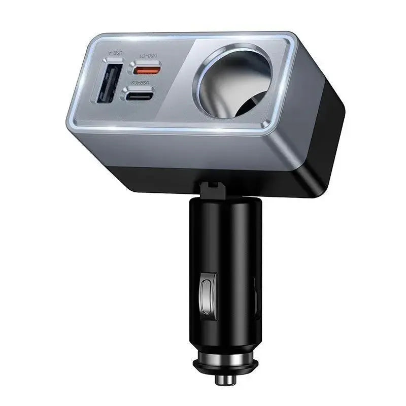 Hoco Z65A Smart Cigarette Lighter PD 45W / 2C1A Car Charger Black