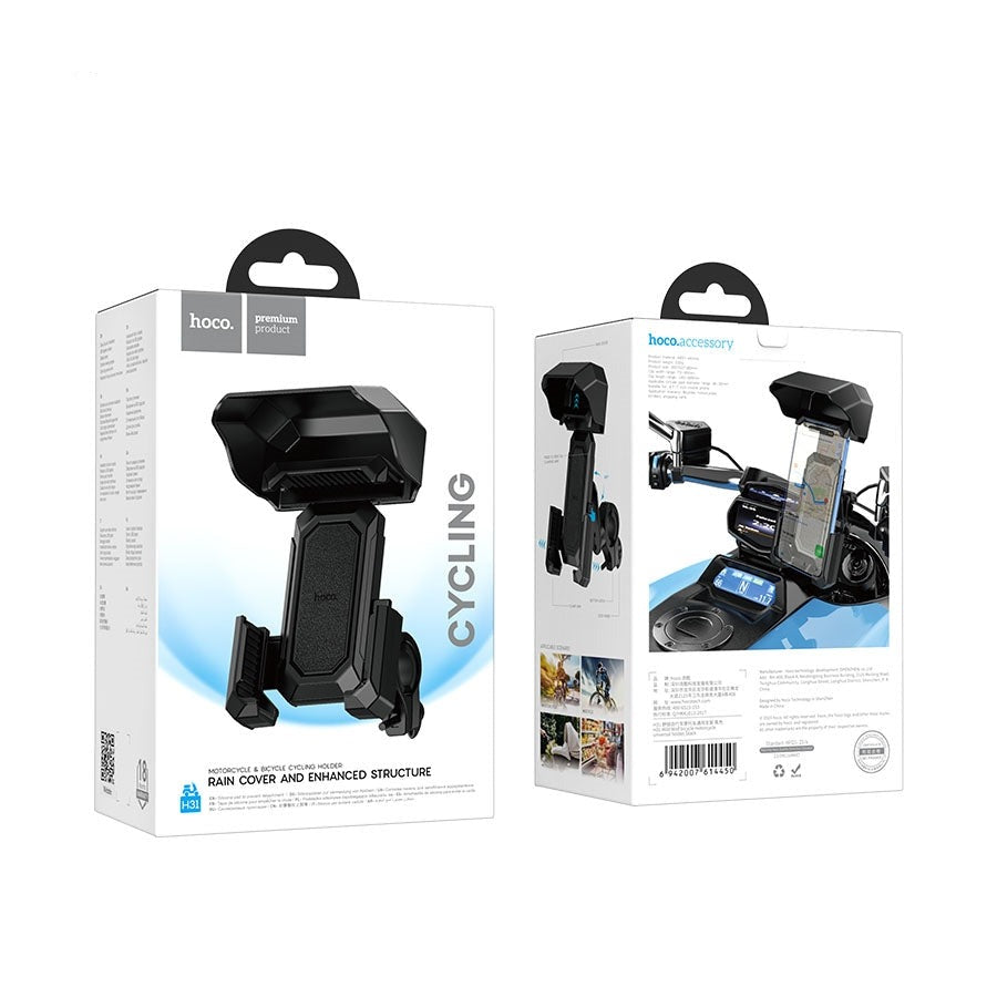 Hoco H31 Wild Wolf Bicycle Motorcycle Universal Holder Black-www.firsthelptech.ie