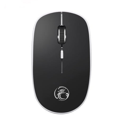 iMICE G-1600 Plus 2.4g Silent Slim Wireless Mouse Black-www.firsthelptech.ie