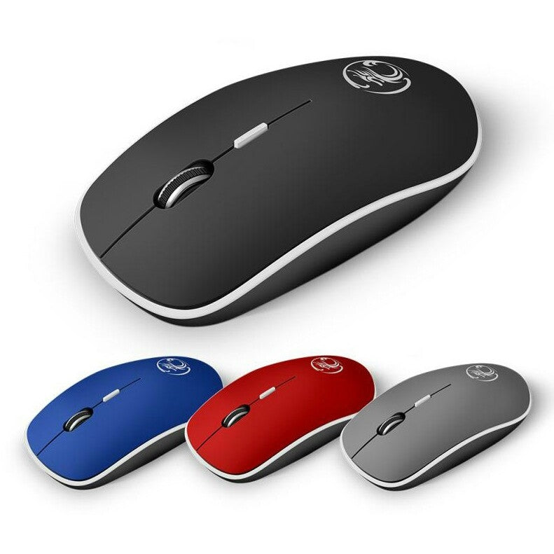 iMICE G-1600 Plus 2.4g Silent Slim Wireless Mouse Grey-www.firsthelptech.ie