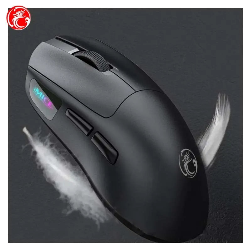 IMICE G900 Rechargeable 3Models BT Wireless & Wired Mouse Black