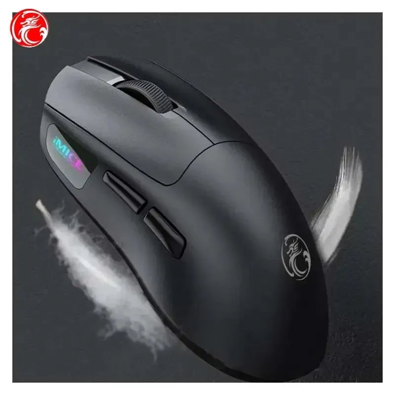 IMICE G900 Rechargeable 3Models BT Wireless & Wired Mouse Black