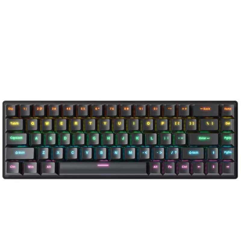 IMICE GK-690 Wired Mechanical Multi Colour Keyboard Blue Switch Black