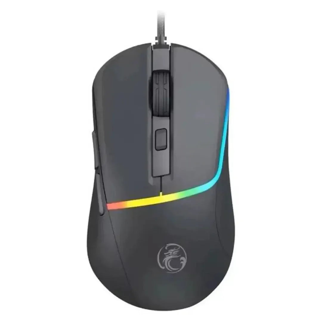IMICE MK-X20 Wired Mechanical Keyboard Blue Switch And Mouse Set Black