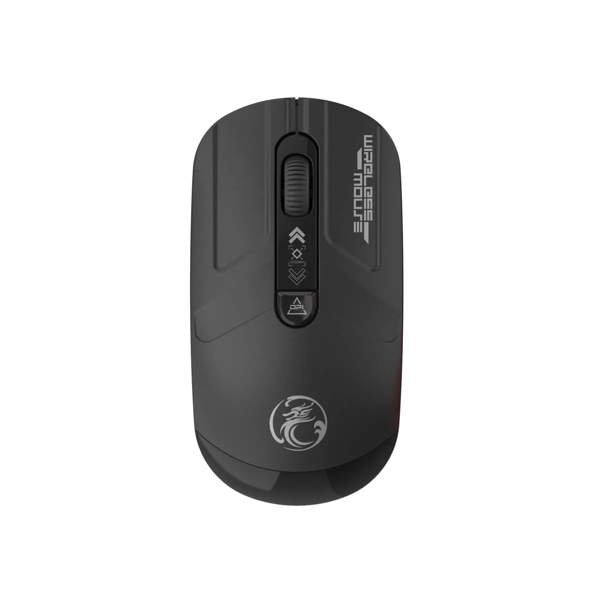 IMICE W-911 Rechargeable Double BT& 2.4G Model Wireless Mouse Black