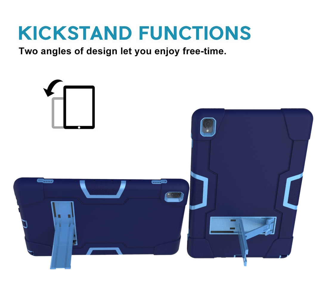 For Apple iPad Pro 12.9 inch 4th / 3rd 2020 / 2018 Survivor with Stand - Blue-www.firsthelptech.ie