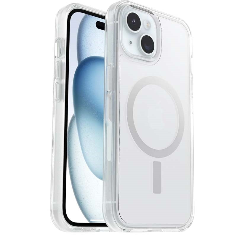 For Apple iPhone 16E HeavyDuty Symmetry Magsafe Transparent Magnetic Case