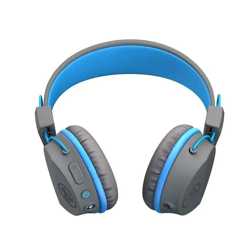 JLAB JBuddies Studio Kids On-Ear Wireless Headphones | Graphite / Blue