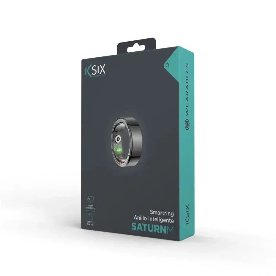 KSIX Saturn Smart Ring Size M 10 Black