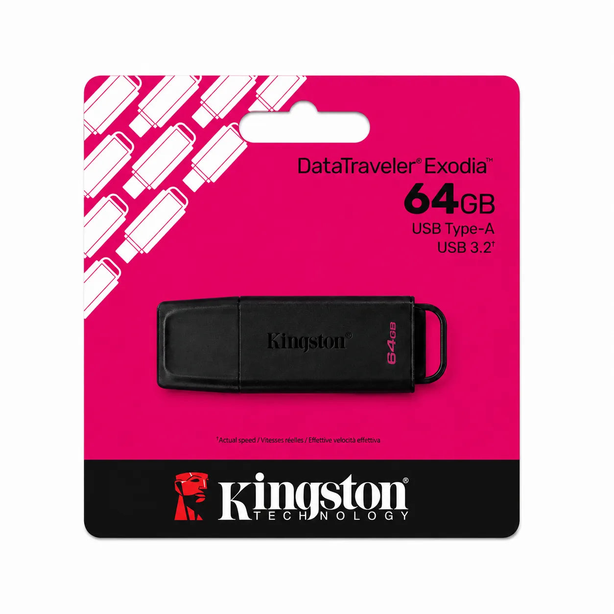 Kingston Data Traveler Exodia 64GB USB 3.2 Gen Black