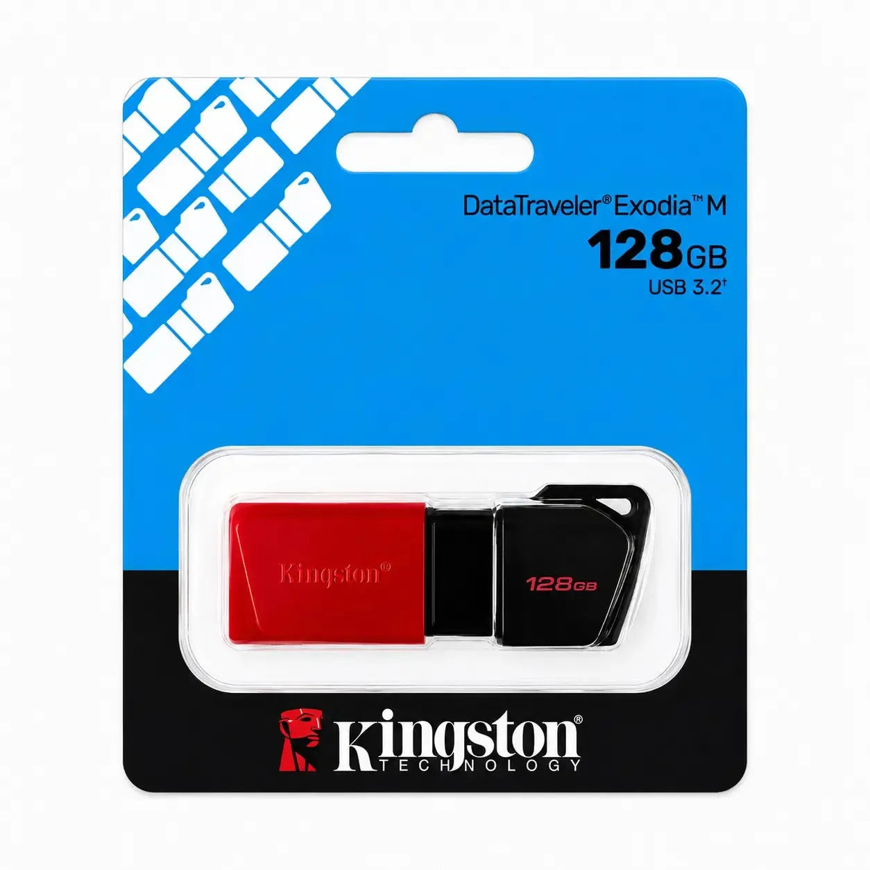 Kingston Data Traveler Exodia M 128GB USB 3.2 Black & Red