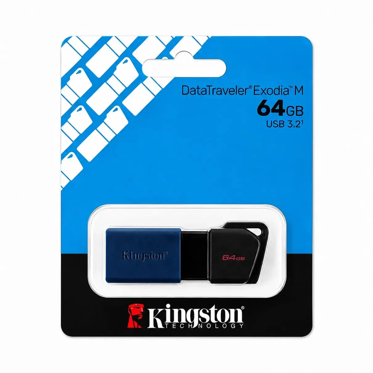 Kingston Data Traveler Exodia M 64GB USB 3.2 Black & Blue