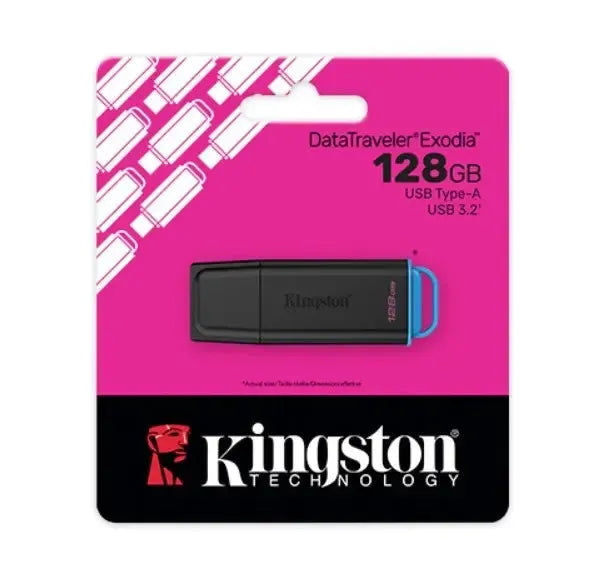 Kingston DataTraveler Exodia 128GB USB 3.2 Gen Black & Blue