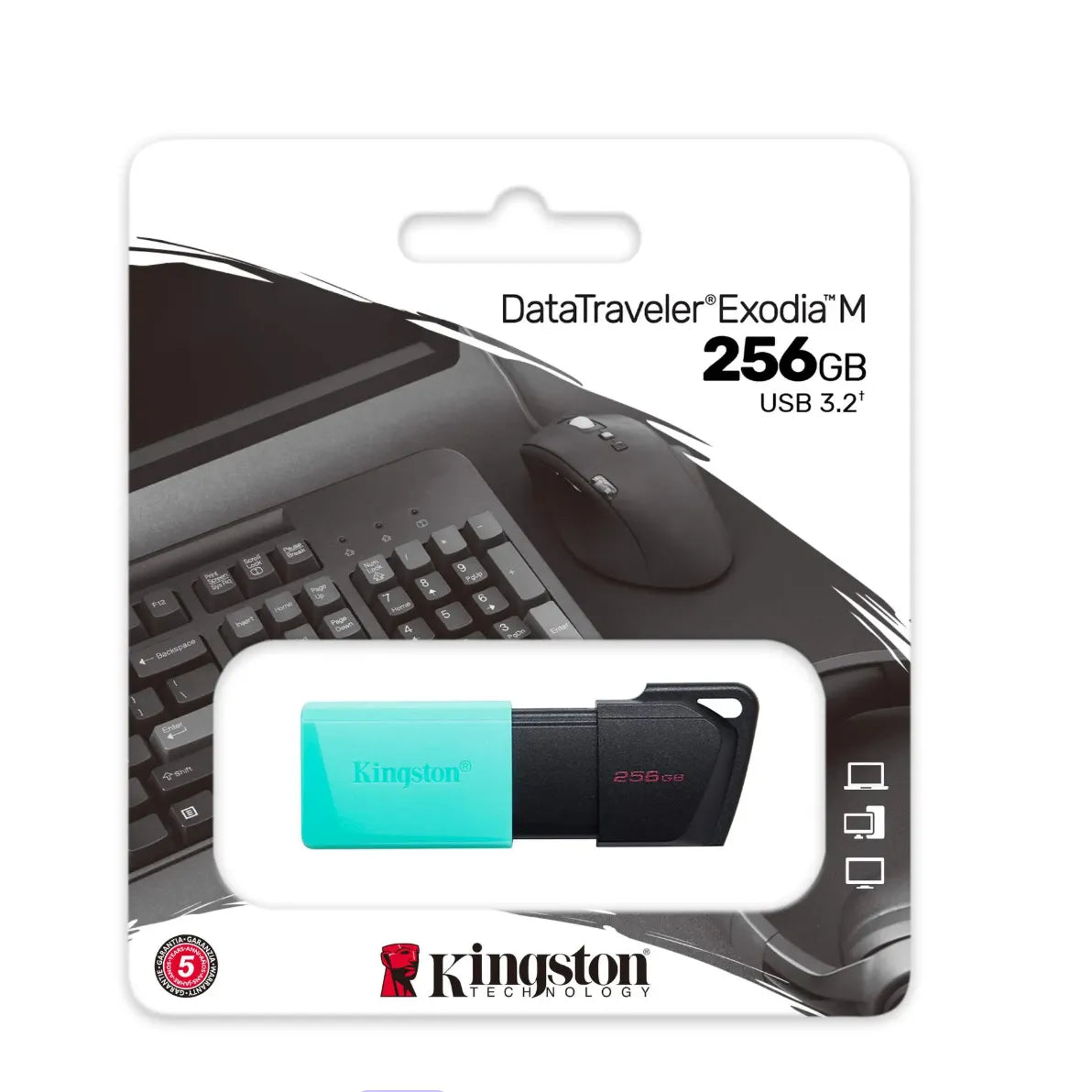 Kingston DataTraveler Exodia M 256GB USB 3.2 Black & Blue