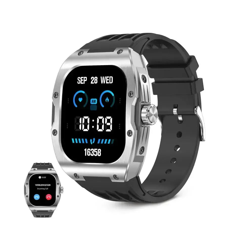 Ksix Hero Smartwatch AMOLED Display 1.95 Black