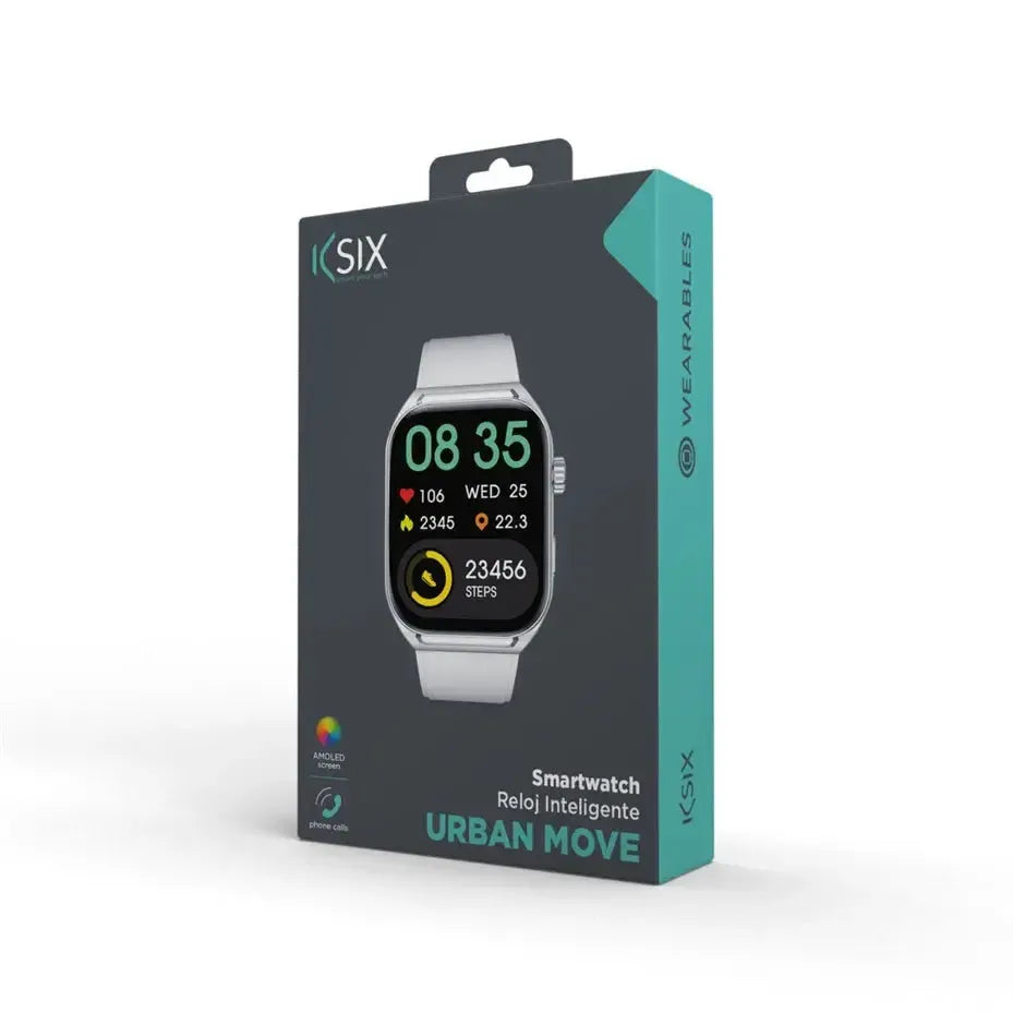 Ksix Urban Move Smartwatch AMOLED 2.06” Display Grey