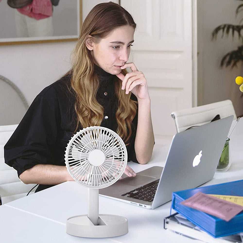 XF-F1 Foldable Portable Adjustable Desktop Fan-www.firsthelptech.ie