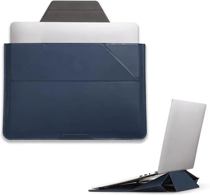 MOFT Carry Sleeve With Built-In Invisible Stand & Storage 16'' Deep Blue
