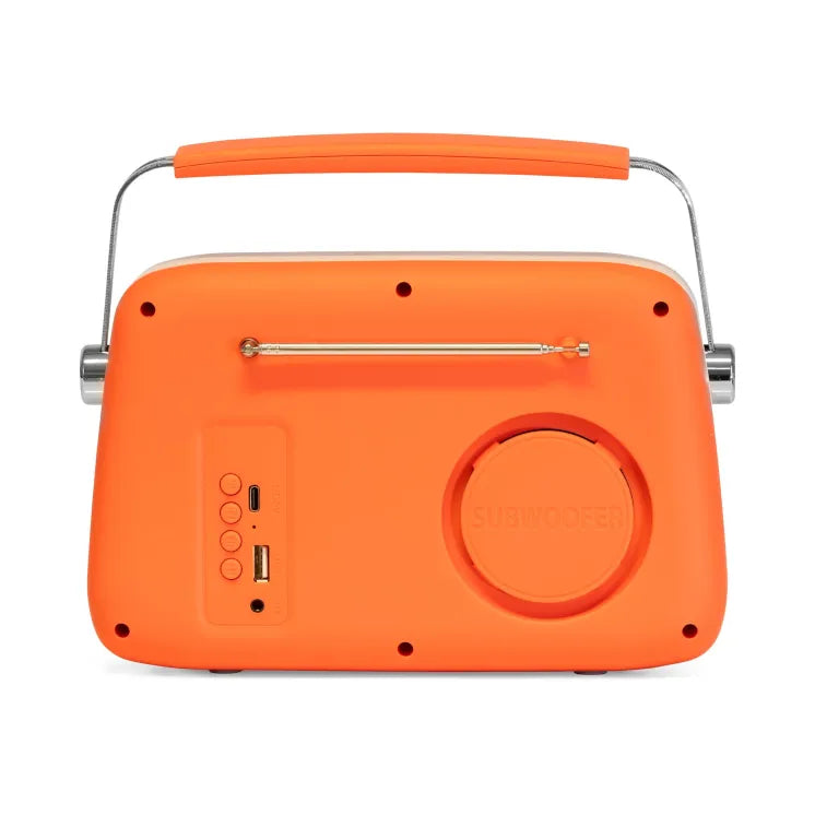 Madison FREESOUND-VR40OR-M 10-5609MAD Portable Bluetooth Vintage Radio 30W Orange Mat