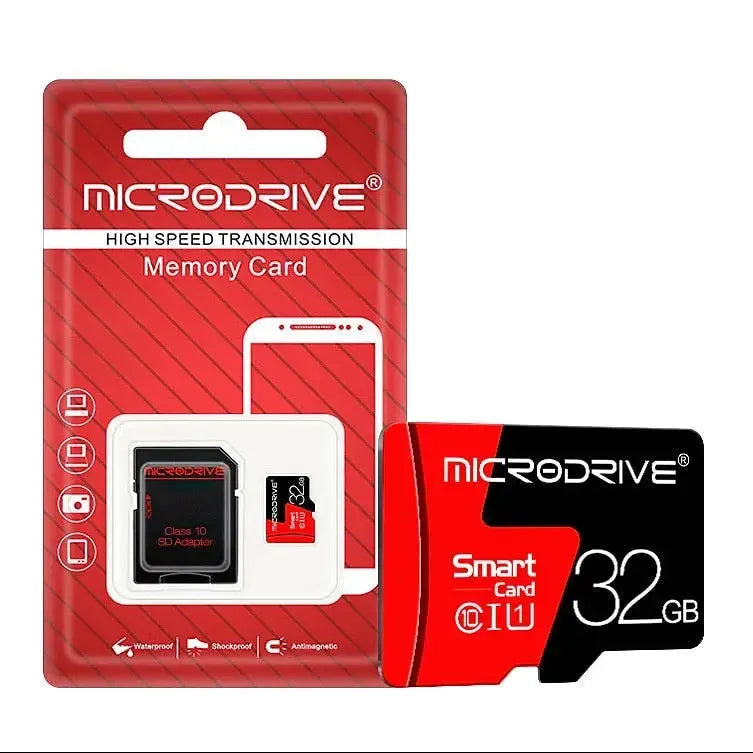 MicroDrive Micro SD Memory Card 32GB With SD Adapter