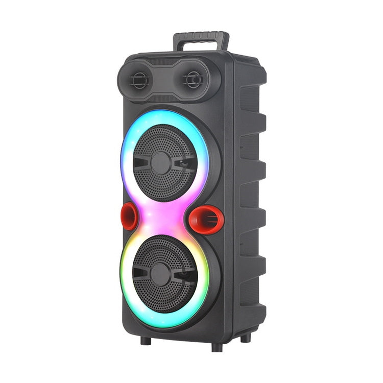 NDR-F88 Dual 8" Horn Stereo Karaoke BT Speaker 500W