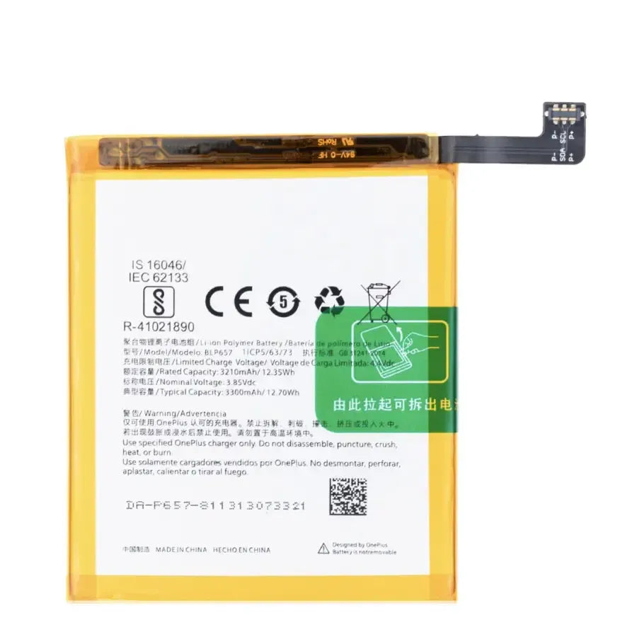 OnePlus 6 Original Battery BLP657 3300mAh | 1031100004