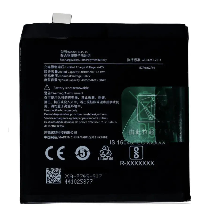 OnePlus 7T Pro Original Battery BLP745 4085mAh | 1031100012