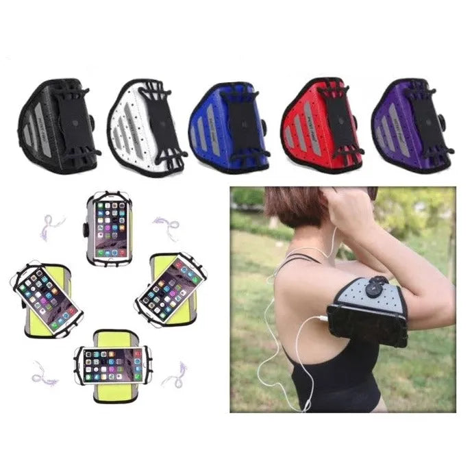 PICTET FINO RH-65 Universal Auto Adjustable Sport Armband 6.5'' Black