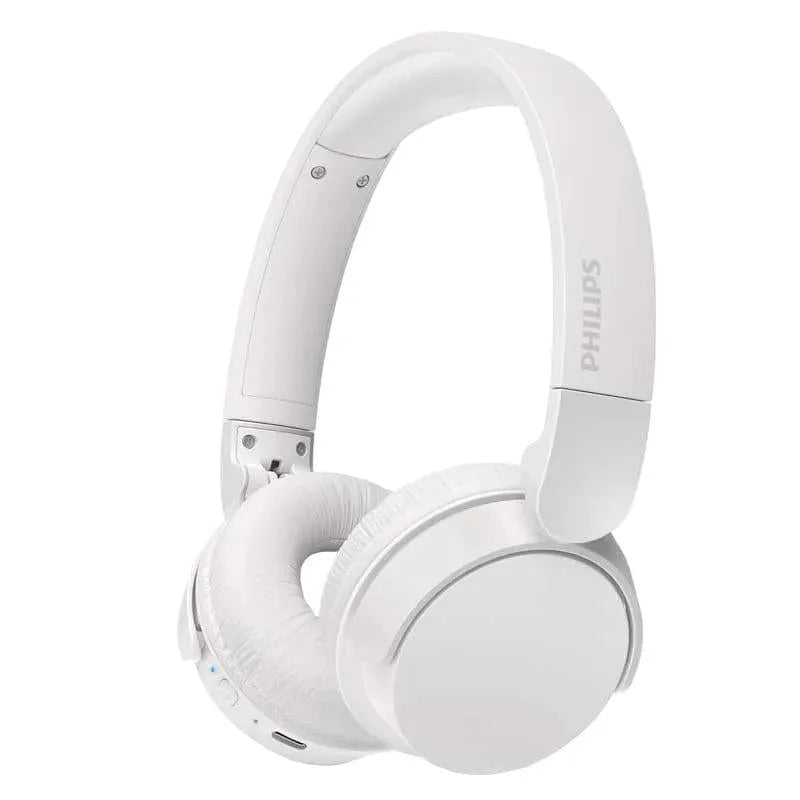 Philips 4000 Series TAH4209WT/00 Light Weight 55H Dynamic Bass BT Headphones White