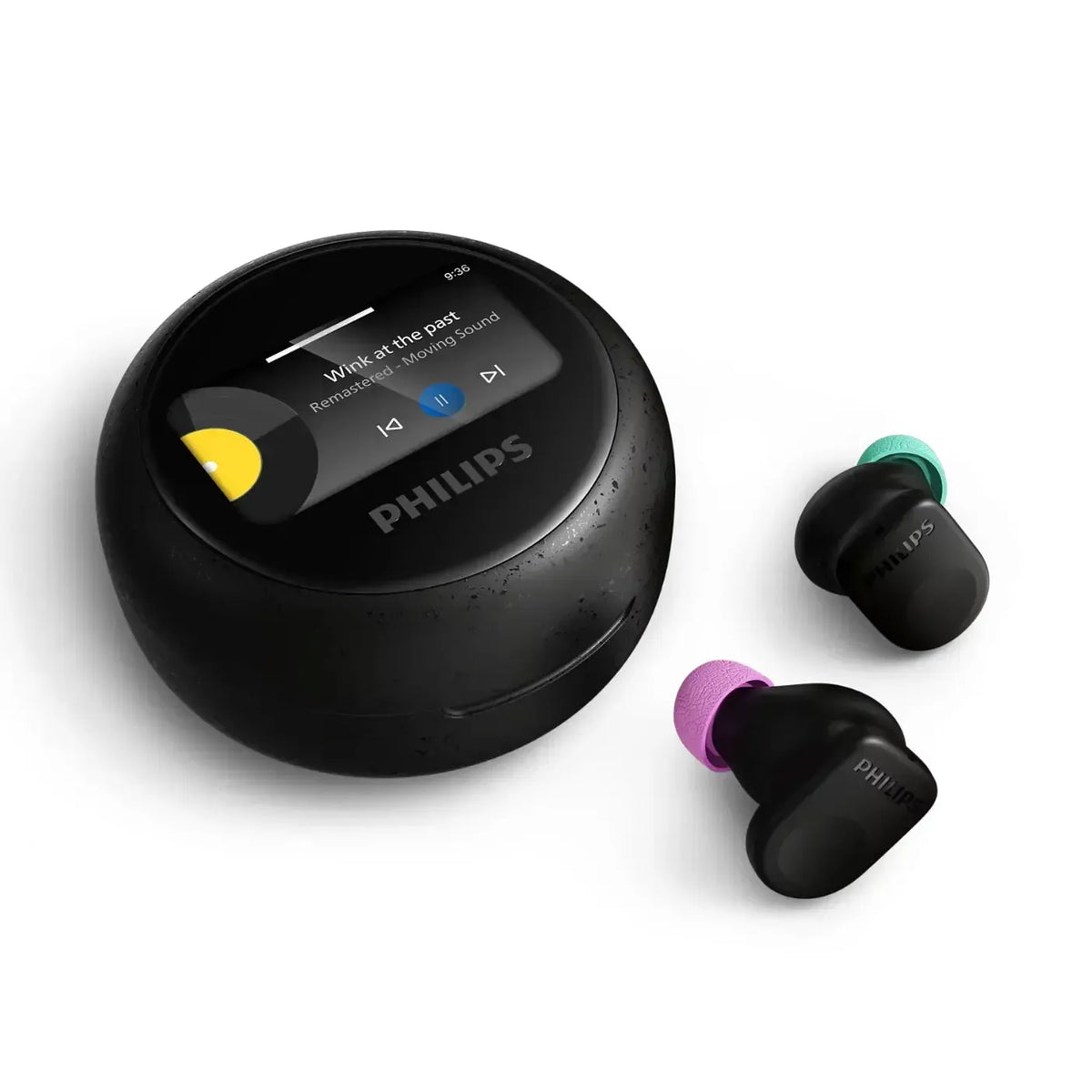 Philips TAMS3BK True Wireless Moving Sound BUD