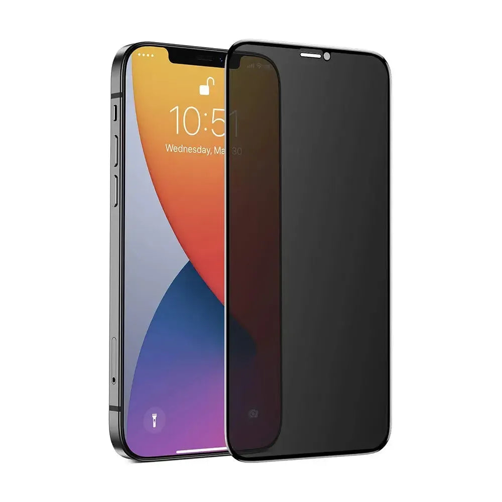 Privacy Anti Spy Screen Protector For Apple iPhone 12 Pro Max Tempered Glass