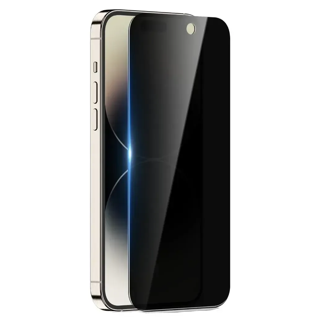 Privacy Anti Spy Screen Protector For Apple iPhone 15 Pro Tempered Glass