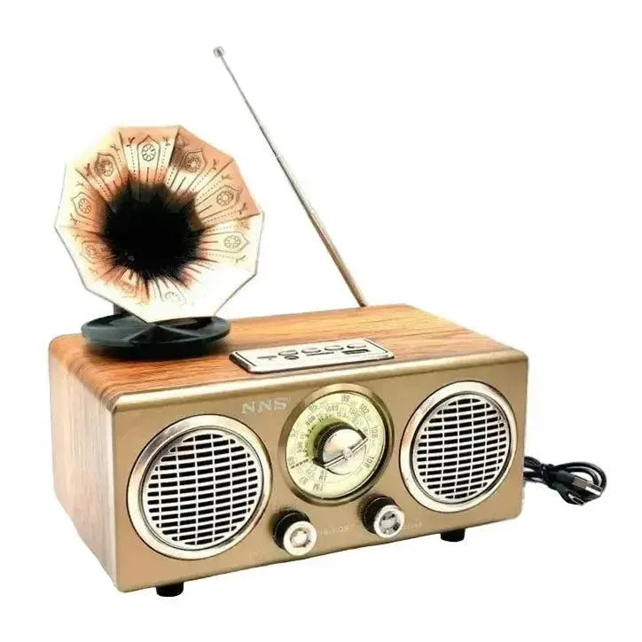 Raiseng NS-802BT Retro Inspired Portable Stereo BT Radio